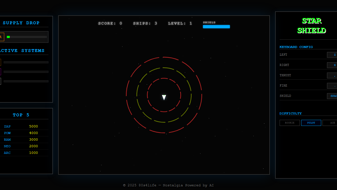 Star Shield gameplay